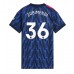 Arsenal Martin Zubimendi #36 Borte Drakt Dame 2025-26 Kortermet